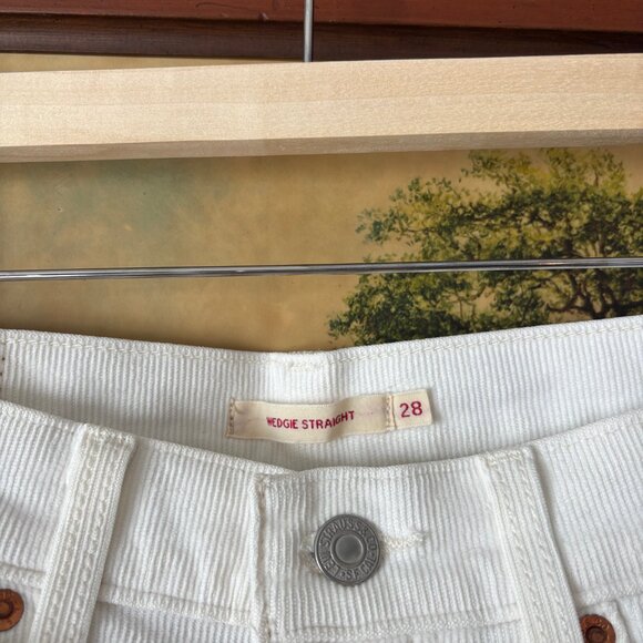 Levi Wedgie Fit Straight Corduroy Pants - Picture 4 of 5